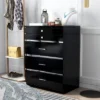 Garneta 5 Drawer Chest With Jewelry Drawers - HOMES: Inside + Out -Famous Furniture Store GUEST 1b57e8e5 1621 4730 95ec ffb05b504ec7