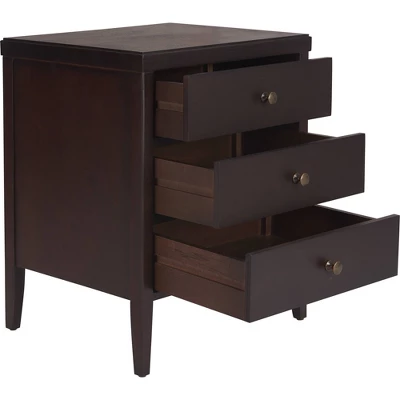 Finley Solid Wood 3 Drawer Nightstand - ClickDecor 14 Finley Solid Wood 3 Drawer Nightstand - ClickDecor - Image 12