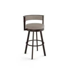 26" Browser Swivel Counter Height Barstool With Upholstered Seat - Amisco 25 26" Browser Swivel Counter Height Barstool With Upholstered Seat - Amisco -Famous Furniture Store GUEST 1d42e32a 9e40 4c05 b722 960652ee6959