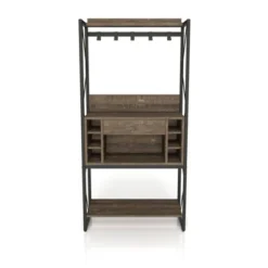 Orella Rustic Baker's Rack Reclaimed Oak - MiBasics -Famous Furniture Store GUEST 1e2868d1 6bc4 430d b629 09e5b1a60797