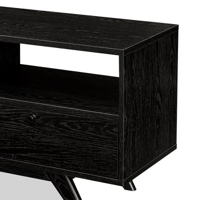 Mid-Century Modern Low TV Stand With Storage For TVs Up To 80" - Saracina Home 9 Mid-Century Modern Low TV Stand With Storage For TVs Up To 80" - Saracina Home - Image 7