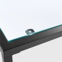 Yaheetech 2-Layer Tempered Glass Console Table Accent Glass Shelf For Hallway -Famous Furniture Store GUEST 2138492e 8076 47f6 87dd ba13360abf22