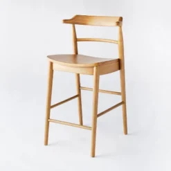 Kaysville Curved Back Wood Counter Height Barstool - Threshold™ Designed With Studio McGee -Famous Furniture Store GUEST 2155e535 1936 45f3 b994 efad299aa5d4