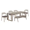 6pc Rectangular Montana Extendable Dining Set With 4 Side Chairs And 1 Bench - Boraam 2 6pc Rectangular Montana Extendable Dining Set With 4 Side Chairs And 1 Bench - Boraam -Famous Furniture Store GUEST 21656153 c60b 44d2 aa95 c1f686761291