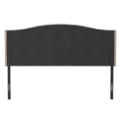Full/Queen Provence Upholstered Arch Adjustable Tufted Headboard Linen Fabric - Hillsdale Furniture