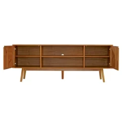 Solid Wood Mid-Century Modern TV Stand For TVs Up To 80" - Saracina Home 34 Solid Wood Mid-Century Modern TV Stand For TVs Up To 80" - Saracina Home -Famous Furniture Store GUEST 21c882f2 4627 4d0e a364 30f5fcdcd258