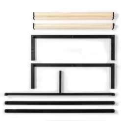 18" Just Mallet Metal Platform Bed Black - Mellow -Famous Furniture Store GUEST 22647c8f a99e 449e 933a feb26a74ca1d