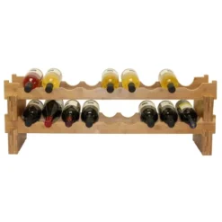 Oceanstar 18-Bottle Stackable Wine Rack -Famous Furniture Store GUEST 24d8e732 7128 45e8 b81b d942f757374a