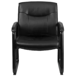 HERCULES Series 500 Lb. Capacity Big & Tall Black Leather Executive Side Chair With Sled Base - Flash Furniture 7 HERCULES Series 500 Lb. Capacity Big & Tall Black Leather Executive Side Chair With Sled Base - Flash Furniture -Famous Furniture Store GUEST 24e61e53 5069 4d8d a00e ae7acce942de