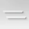 2pc Traditional Wall Shelf Set White - Threshold™ -Famous Furniture Store GUEST 25b9ca45 a7d7 42e9 a599 48950042bb35