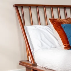 Boho Solid Wood Spindle Platform Bed - Saracina Home -Famous Furniture Store GUEST 25c48dee c55c 4d11 acb3 98c5359f0380