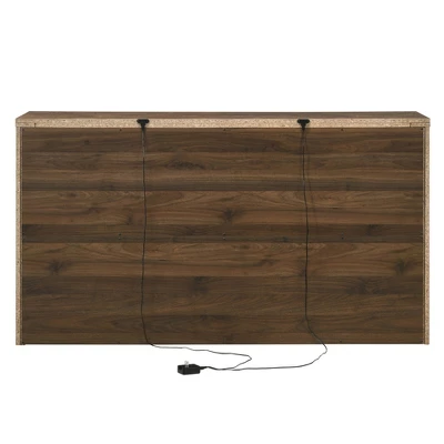 Culver Rustic 6 Drawer Dresser With Usb Ports Walnut - MiBasics 6 Culver Rustic 6 Drawer Dresser With Usb Ports Walnut - MiBasics - Image 4