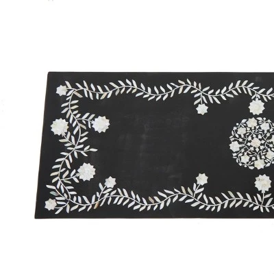 Eclectic Wood Console Table Gold - Olivia & May 9 Eclectic Wood Console Table Gold - Olivia & May - Image 7