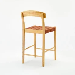 Cliff Haven Solid Wood With Woven Seat Counter Height Barstool - Threshold™ Designed With Studio McGee -Famous Furniture Store GUEST 274e9a33 2d06 4b98 9b45 c24c037839c0