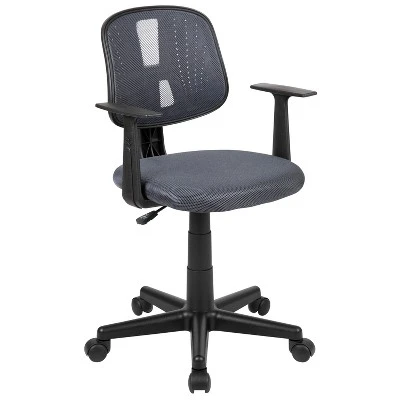 Flash Furniture Flash Fundamentals Mid-Back Mesh Swivel Task Office Chair With Pivot Back And Arms 14 Flash Furniture Flash Fundamentals Mid-Back Mesh Swivel Task Office Chair With Pivot Back And Arms - Image 12