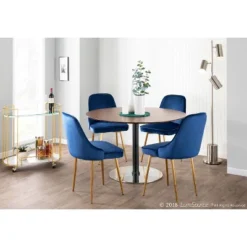 Set Of 2 Marcel Contemporary Dining Chair Gold/Blue Velvet - LumiSource 17 Set Of 2 Marcel Contemporary Dining Chair Gold/Blue Velvet - LumiSource -Famous Furniture Store GUEST 28086c65 20c7 498a 83df 08246e127788