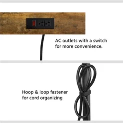 Yaheetech 67.5" H Baker’s Rack With Power Outlet For Kitchen Storage, Rustic Brown 14 Yaheetech 67.5" H Baker’s Rack With Power Outlet For Kitchen Storage, Rustic Brown -Famous Furniture Store GUEST 289f1de0 8408 477d bbd0 d71af9e79f65