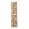 Merbrook Woven Room Divider White/Natural - Aiden Lane