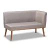 2pc Odessa Mid-Century Modern Fabric Upholstered Wood Dining Corner Sofa Bench Set Walnut/Brown/Gray - Baxton Studio 1 2pc Odessa Mid-Century Modern Fabric Upholstered Wood Dining Corner Sofa Bench Set Walnut/Brown/Gray - Baxton Studio -Famous Furniture Store GUEST 29a4eee5 72fc 4307 bbe8 1eb42001e728
