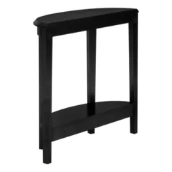 36" 2 Tier Half Moon Shape Console Table Black - EveryRoom -Famous Furniture Store GUEST 29f0a3c3 42f9 4280 90b7 3fe9bcd1aa6e