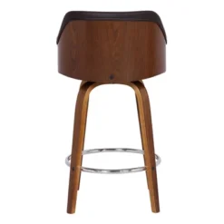 30" Alec Bar Height Swivel Barstool Walnut/Brown - Armen Living 9 30" Alec Bar Height Swivel Barstool Walnut/Brown - Armen Living -Famous Furniture Store GUEST 2a6b6f06 e206 46d1 80e8 e12ae58da849
