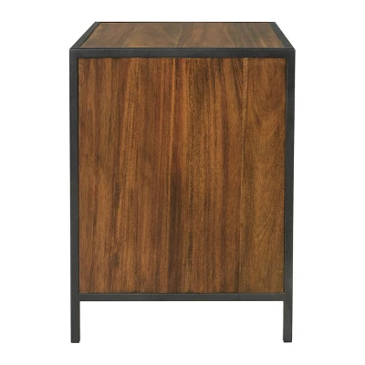 Clermont Office Cabinet Walnut - OSP Home Furnishings 4 Clermont Office Cabinet Walnut - OSP Home Furnishings - Image 2