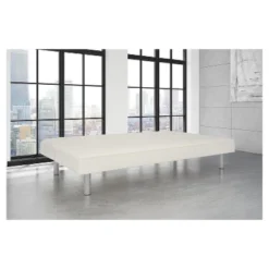 Naomie Futon Sofa Bed White - Room & Joy -Famous Furniture Store GUEST 2aa252fe 8da5 44e9 a93d cf6924e5fbb1