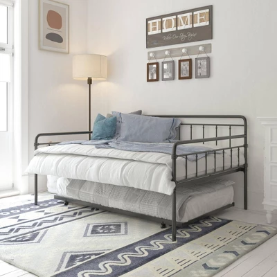 Waldorf Metal Daybed And Trundle - Room & Joy 6 Waldorf Metal Daybed And Trundle - Room & Joy - Image 4