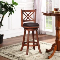 Porto Wood Swivel Barstool - Boraam -Famous Furniture Store GUEST 2b89d773 e871 42c1 8060 055afec7b3e1