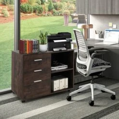 Costway 3-Drawer Wood File Cabinet Mobile Lateral Printer Stand With Open Storage Shelves 10 Costway 3-Drawer Wood File Cabinet Mobile Lateral Printer Stand With Open Storage Shelves -Famous Furniture Store GUEST 2bfec7ea 68b9 48c6 8d99 ddd714d90e66
