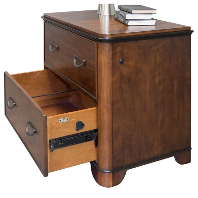 Kensington Wood File With Locking Legal/Letter File Drawer Fully Assembled Brown - Martin Furniture 3 Kensington Wood File With Locking Legal/Letter File Drawer Fully Assembled Brown - Martin Furniture