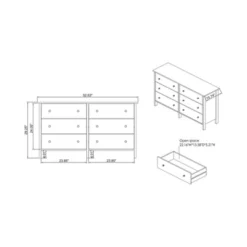 Cooyal 6 Drawer Dresser - MiBasics 18 Cooyal 6 Drawer Dresser - MiBasics -Famous Furniture Store GUEST 2d2a5c9d 86a0 438a 892c ac6a240d2c9c