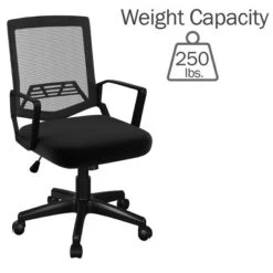 Office Chair - Adjustable Height Computer Chair With Wheels, Square Tilting Mesh Back, Foam Seat, Arms, Swivels In 360-Degrees By Lavish Home (Black) 9 Office Chair - Adjustable Height Computer Chair With Wheels, Square Tilting Mesh Back, Foam Seat, Arms, Swivels In 360-Degrees By Lavish Home (Black) -Famous Furniture Store GUEST 2d2f69cc 919c 48c3 b5e5 6013f501b48a