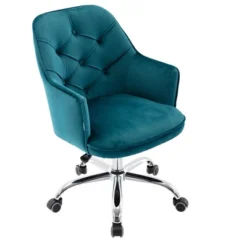 Modern Velvet Home Office Swivel Shell Chair-ModernLuxe -Famous Furniture Store GUEST 2dbce268 eb82 4c0f 8e14 a306ec3983a6