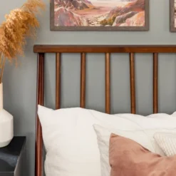 Boho Solid Wood Spindle Platform Bed - Saracina Home -Famous Furniture Store GUEST 2e030a6f 4f27 4e38 93bf c028f836cd37