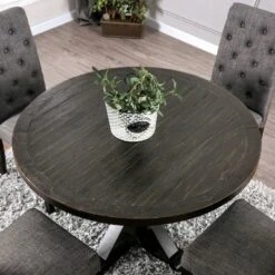 Greiger Round Dining Table Black - HOMES: Inside + Out -Famous Furniture Store GUEST 2e118ed3 1d96 48ba 9023 fbea4471f8c1