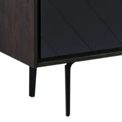 Cross Solid Oak And Metal 3 Drawer Dresser Dark Gray - Armen Living -Famous Furniture Store GUEST 2f6069cd 105b 4d14 8bdc 01e3d54a609f