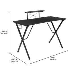 BlackArc Tango Gaming Desk & Chair Set - Reclining Gaming Chair With Slide-Out Footrest & Gaming Desk With Cupholder/Headphone Hook -Famous Furniture Store GUEST 2fc70bdb 9bd1 479c a139 21bc12b8e1ec