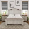 3pc Willow Rustic Bedroom Set With 2 Nightstands Distressed White/Walnut - HOMES: Inside + Out -Famous Furniture Store GUEST 30073bff 3bb3 4483 932c bdc6310f7dcc