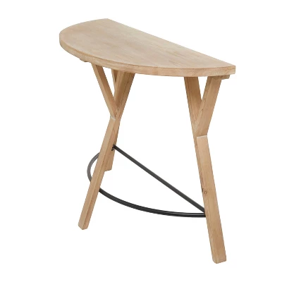 Modern Farmhouse Wood Console Table Brown - Olivia & May 3 Modern Farmhouse Wood Console Table Brown - Olivia & May