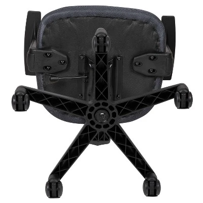 Flash Furniture Flash Fundamentals Mid-Back Mesh Swivel Task Office Chair With Pivot Back And Arms 11 Flash Furniture Flash Fundamentals Mid-Back Mesh Swivel Task Office Chair With Pivot Back And Arms - Image 9