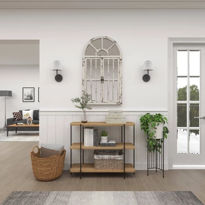 Contemporary Metal Console Table - Olivia & May 18 Contemporary Metal Console Table - Olivia & May - Image 16