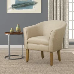 Modern Barrel Accent Chair - HomePop -Famous Furniture Store GUEST 3308df65 6c6f 4cc3 9356 4f8292e824a3