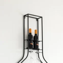 VintiquewiseBig Vintage Decorative Metal Bottle Shaped Wine Bottle Holder For Living Room, Dining, Or Entryway -Famous Furniture Store GUEST 352e3e52 ac24 4bec b97d 6bb739fdfb6a