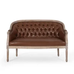 Faye Traditional Tufted Upholstered Loveseat - Christopher Knight Home -Famous Furniture Store GUEST 357763f5 c319 4159 b834 0bf293e811bf