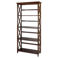 Montego 5 Shelf Bookcase - Flora Home 19 Montego 5 Shelf Bookcase - Flora Home -Famous Furniture Store GUEST 3583d6b8 9358 4768 95b4 d4594dafc723