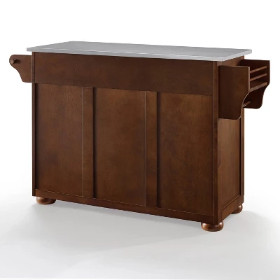 Eleanor Stainless Steel Top Kitchen Island Mahogany/Stainless Steel - Crosley 10 Eleanor Stainless Steel Top Kitchen Island Mahogany/Stainless Steel - Crosley - Image 8