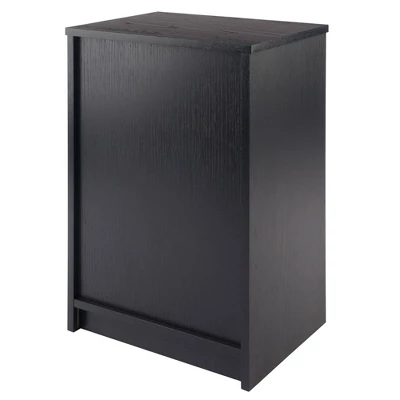 Ava Nightstand With 2 Drawers Black - Winsome 8 Ava Nightstand With 2 Drawers Black - Winsome - Image 6