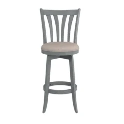 30" Savana Swivel Height Barstool Blue Wirebrush/Cream - Hillsdale Furniture -Famous Furniture Store GUEST 36be4c5d 4595 4069 aab2 f397e3679274