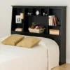 Full/Queen Tall Slant Back Bookcase Headboard - Prepac 1 Full/Queen Tall Slant Back Bookcase Headboard - Prepac -Famous Furniture Store GUEST 375ffec3 9f4d 48cc 9e23 85cb891474c0